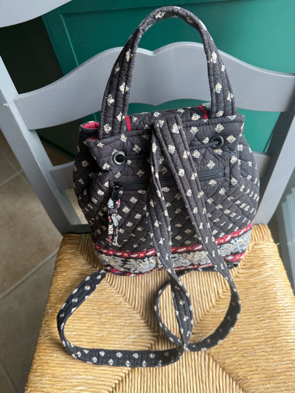 Vera Bradley Rare Mimi backpack vintage - Picture 7 of 13